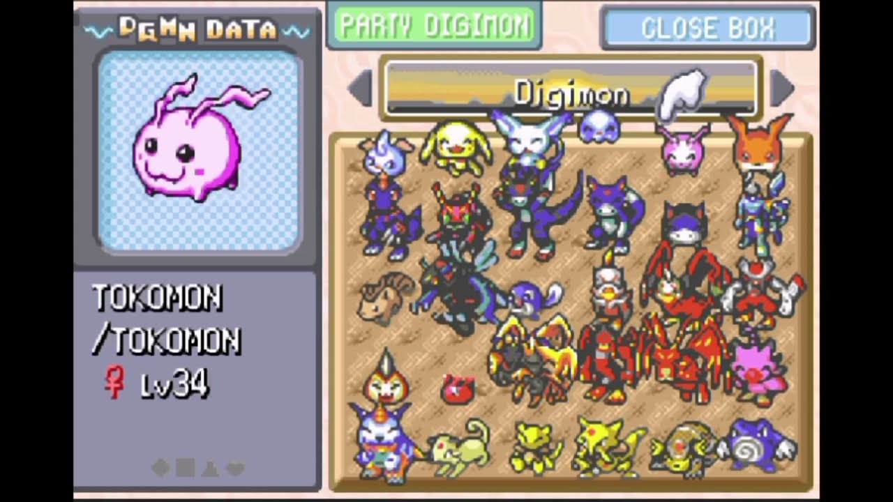 Digimon Operation Digipedia Pokemon - PC: #32 *All Digimon Characters Capture