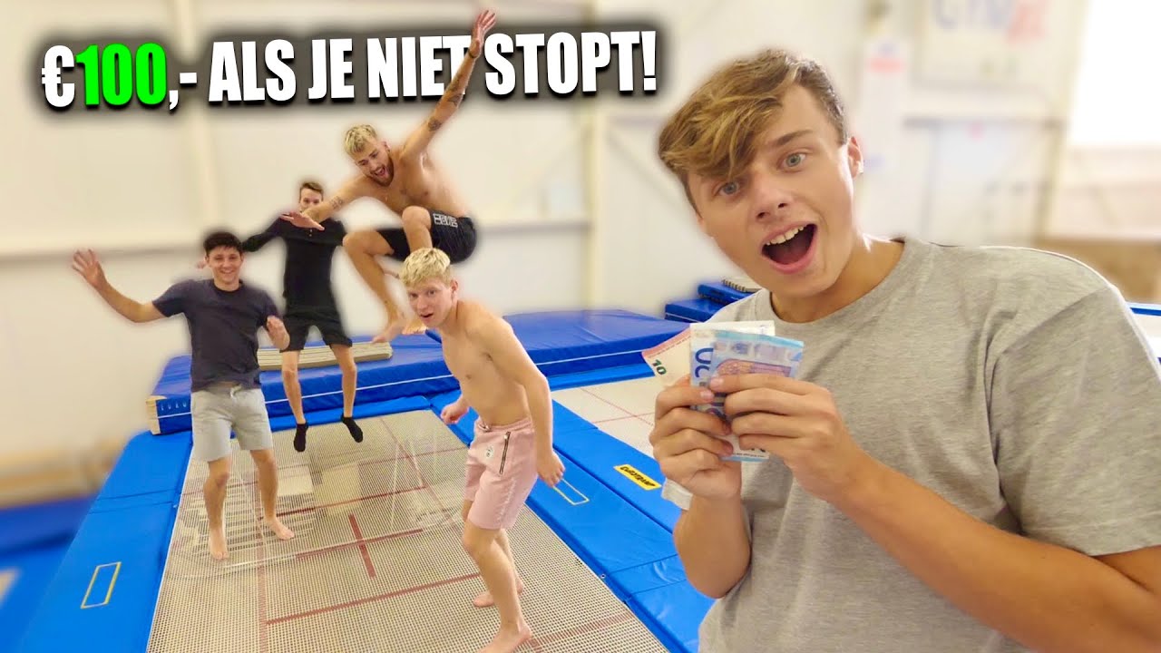 WIE HET LANGST SPRINGT KRIJGT &euro;100,-