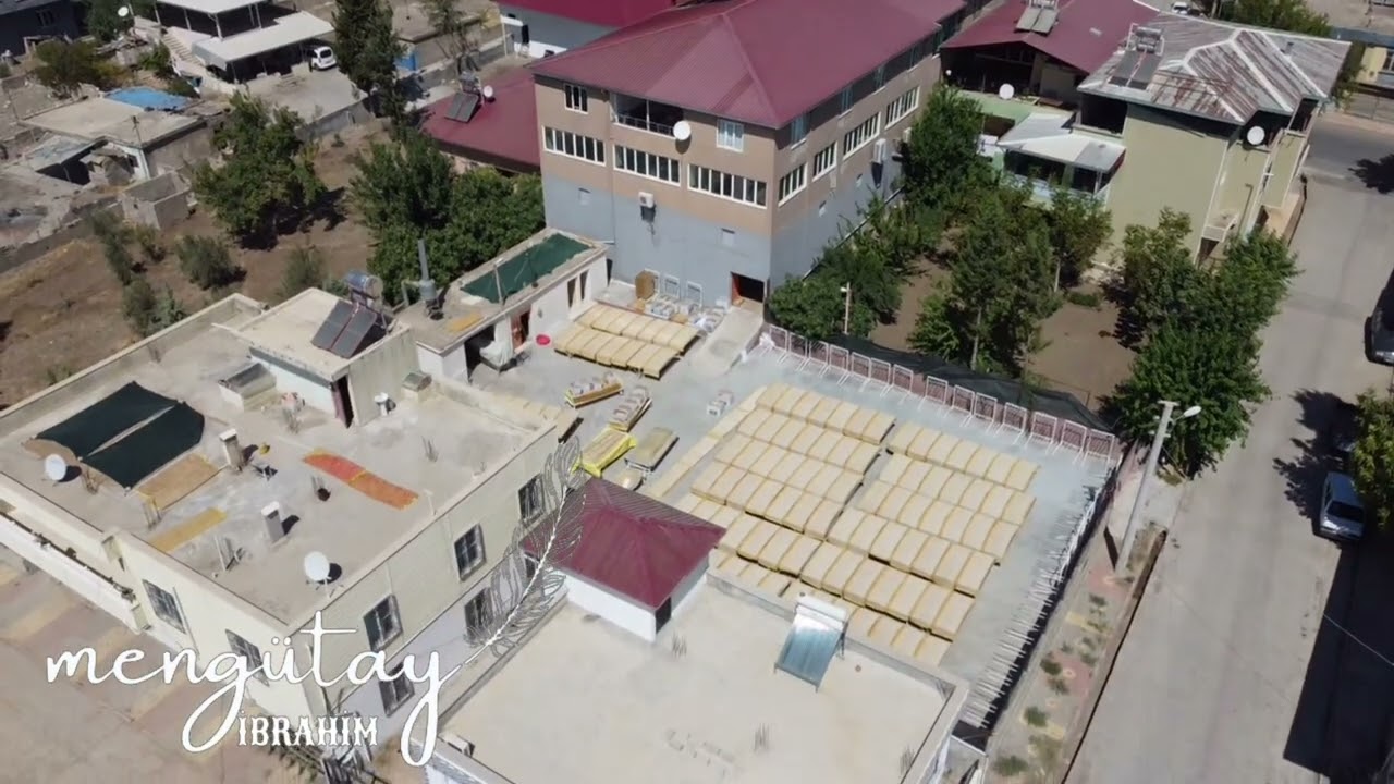 NARLI ÇARŞI BAHÇELİ EVLER | DRON GÖRÜNTÜSÜ | PAZARCIK ELBİSTAN | 4 K