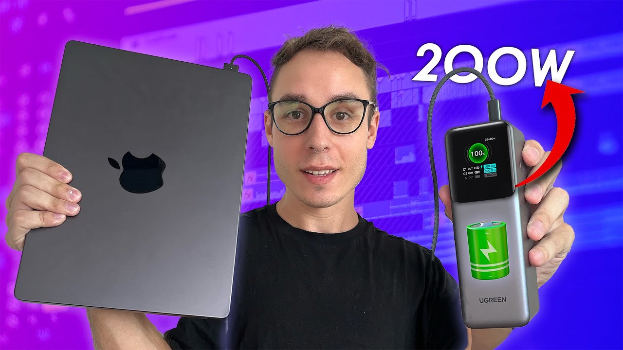 Самый мощный пауэрбанк для MacBook 🔋⚡️ Быстрая зарядка 200W и 25000mAh