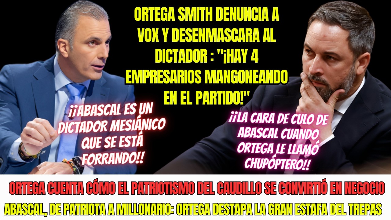 ORTEGA SMITH CANTA LA TRAVIATA ABASCAL VIVE DE LA POLÍTICA