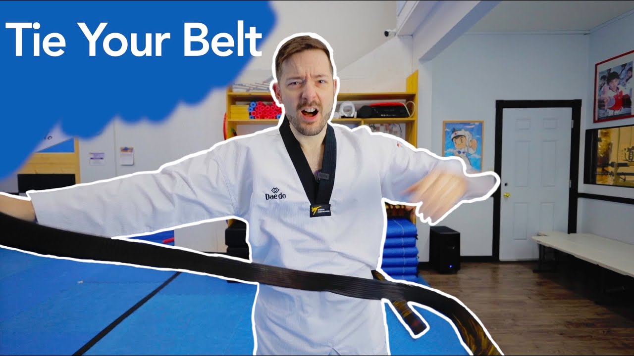 Tie your Taekwondo belt!🥋