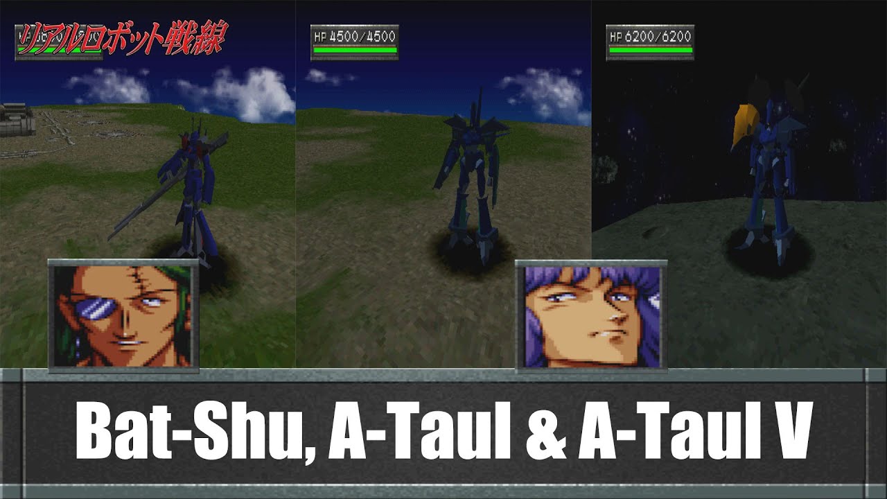 Real Robot Battle Line - Bat-Shu, A-Taul & A-Taul V Attacks