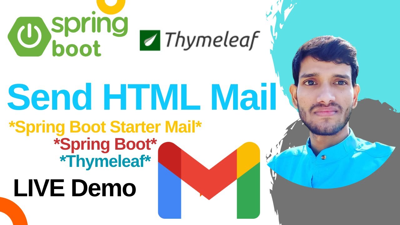 Send HTML Email in Spring Boot 3.x using Thymeleaf Template | Step-by-Step Tutorial by Dip Developer