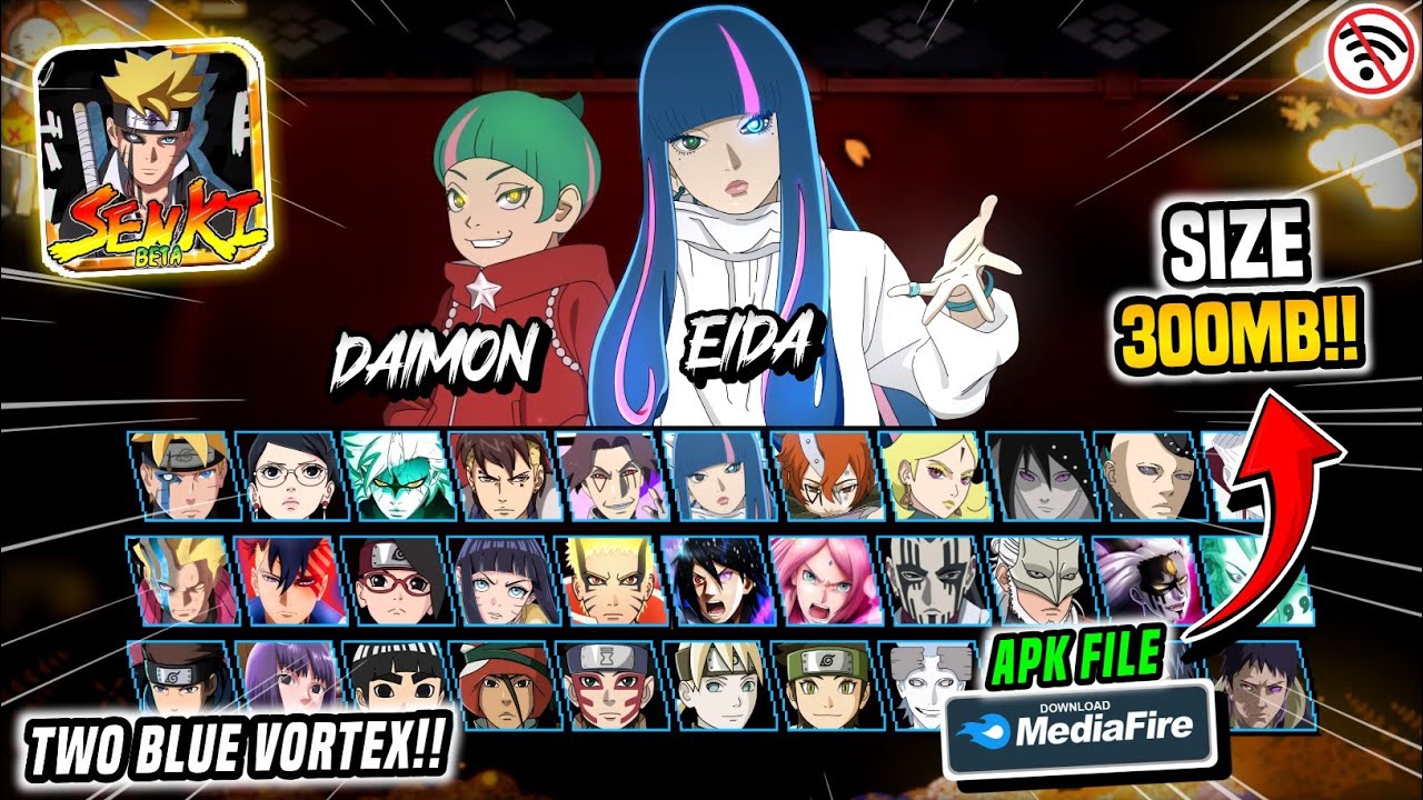 BEST UPDATE‼️Naruto Senki Mod Boruto Two Blue Vortex Terbaru 2024!! Naruto Senki Ninja Legends