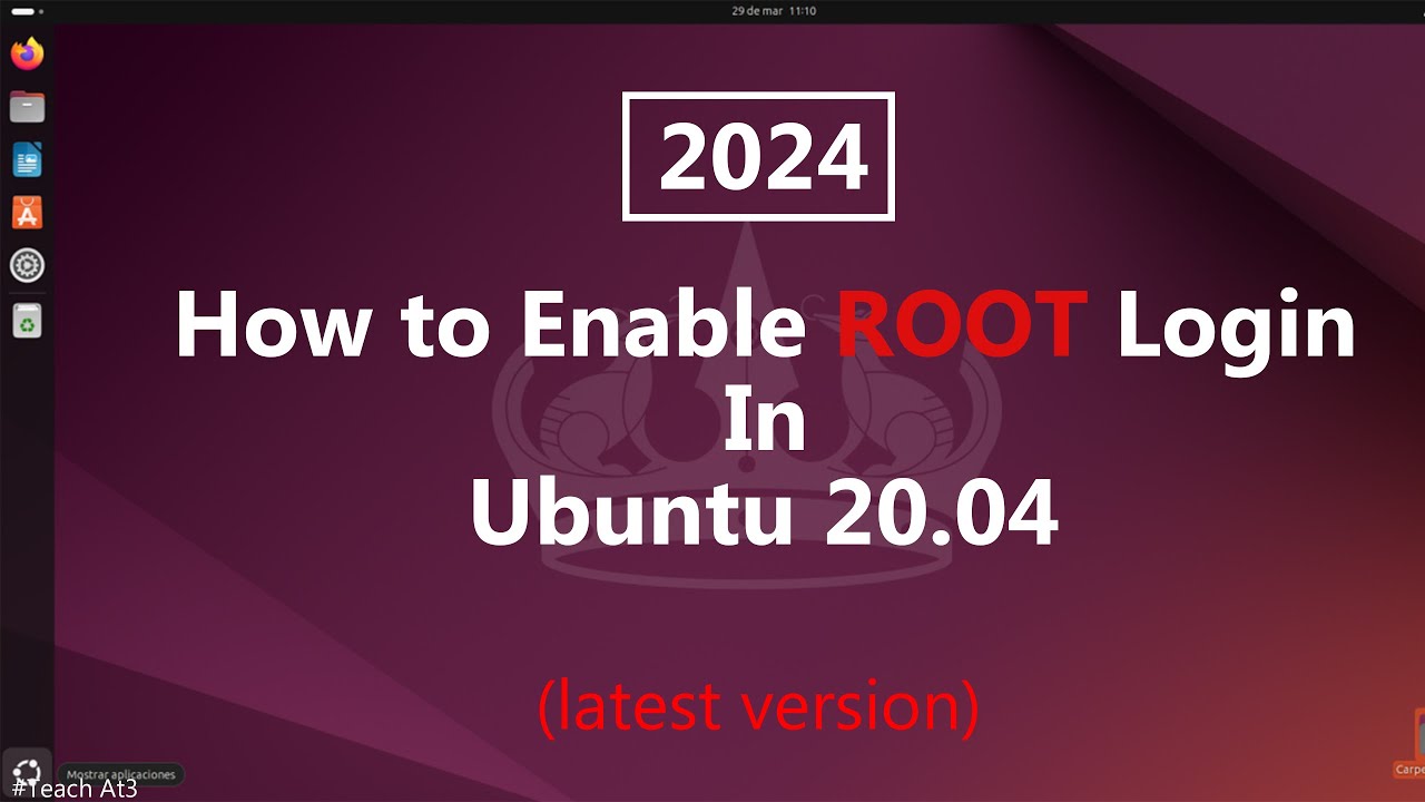 How to enable root login(GUI) in Ubuntu 20.04 | Any version | 2024