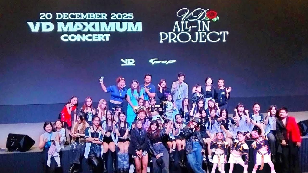 Vd maximum concert  #vdacademy #kpop #kpopdemonhunters #golden #sodapop #ตกหลุมรัก #dance 