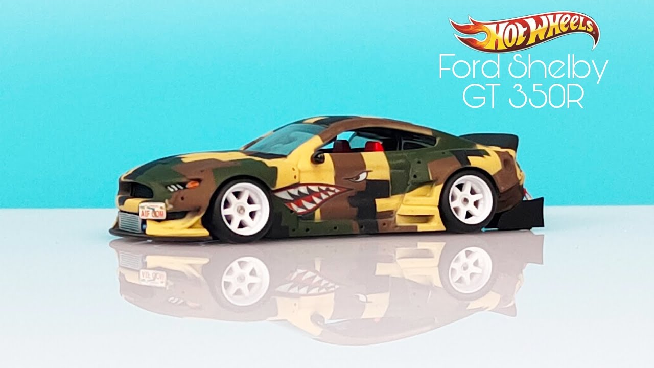 Custom hot wheels ford shelby gt 350 r