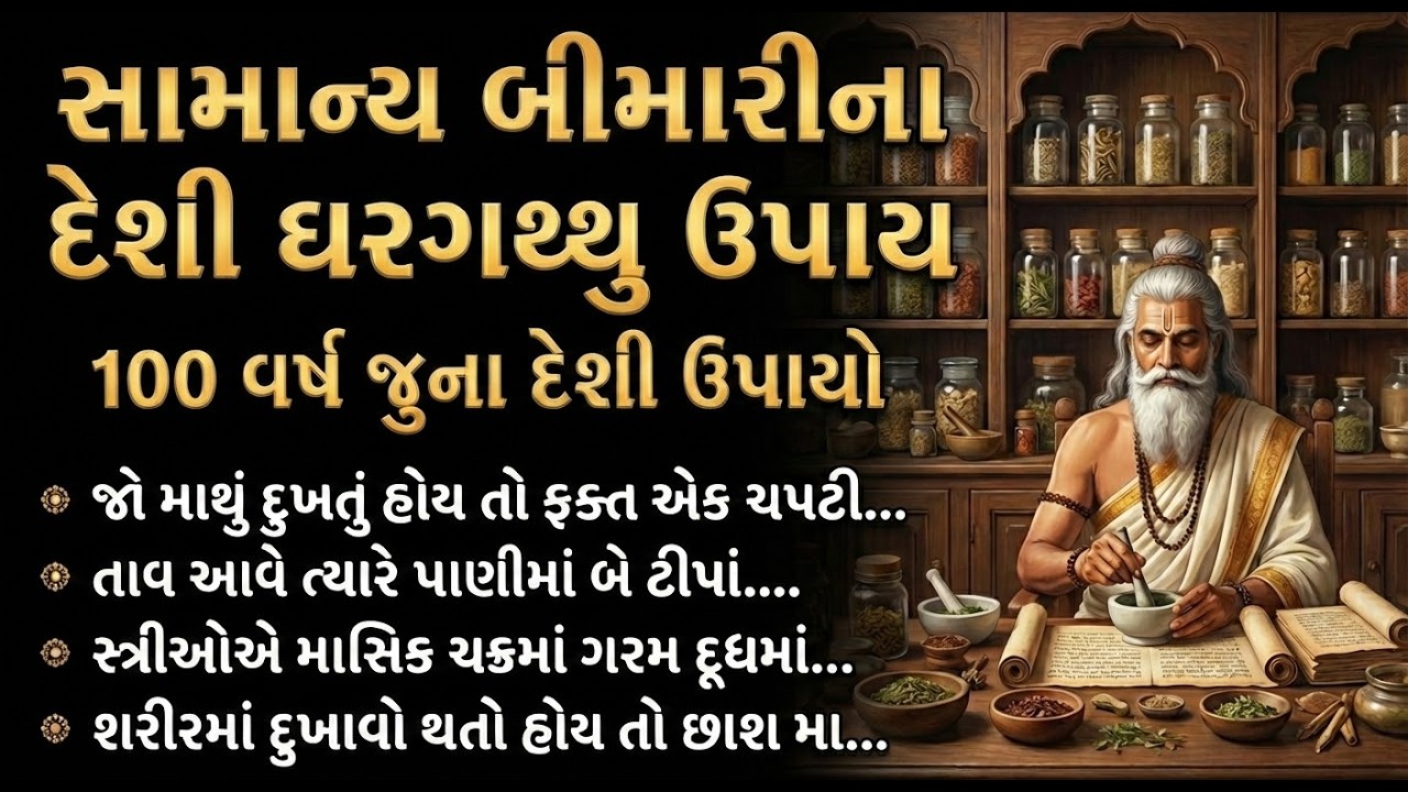 સામાન્ય બીમારીના દેશી ઘરગથ્થુ ઉપાય | ૧૦૦ વર્ષ જુના દેશી ઉપાયો | inspirational thoughts gujarati 