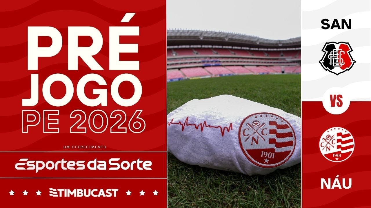 PRÉ-JOGO - Santa Cruz x Náutico - Campeonato Pernambucano 2026