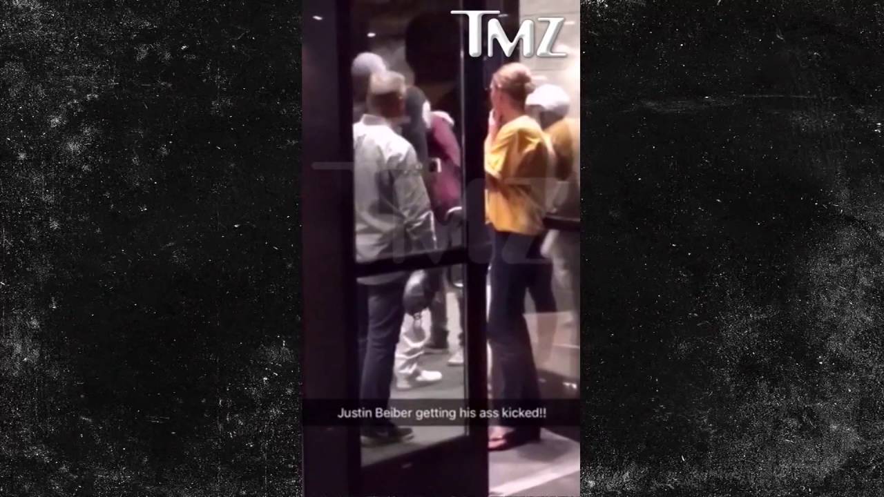 Justin Bieber got his ass kicked