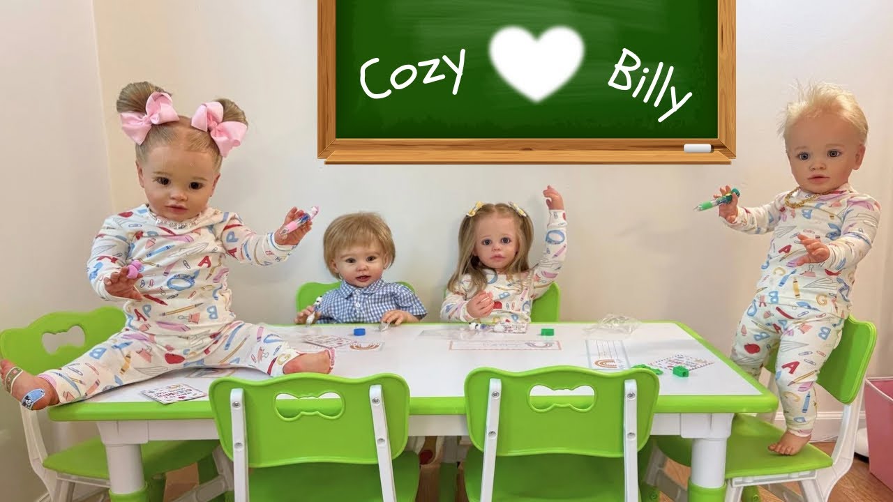 BACK TO SCHOOL NIGHT WITH MY REBORN DOLLS 🍎 CLASSROOM CUTENESS OVERLOAD