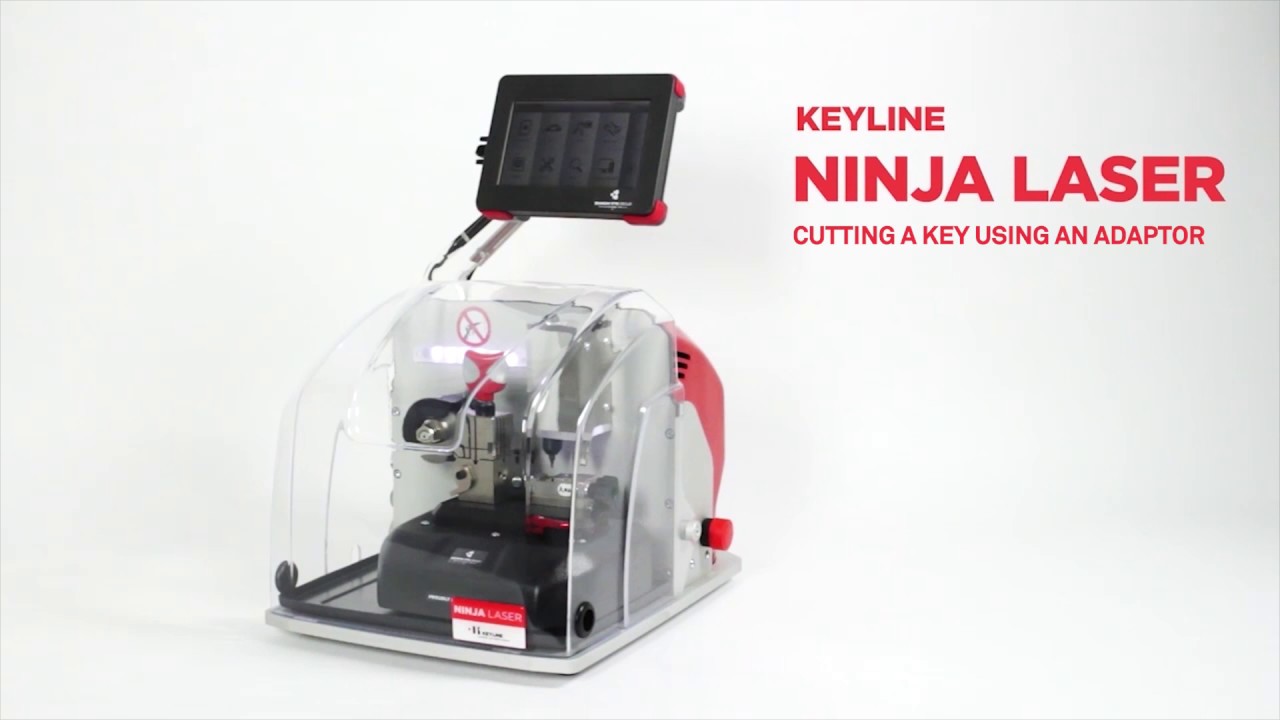 Ninja Laser | Cutting a Key Using an Adaptor