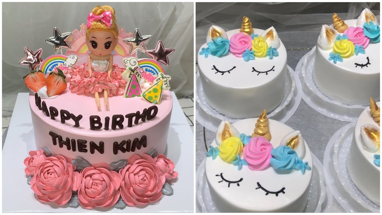How make unicor cake , babier doll cake so cute | Dieulinhcake