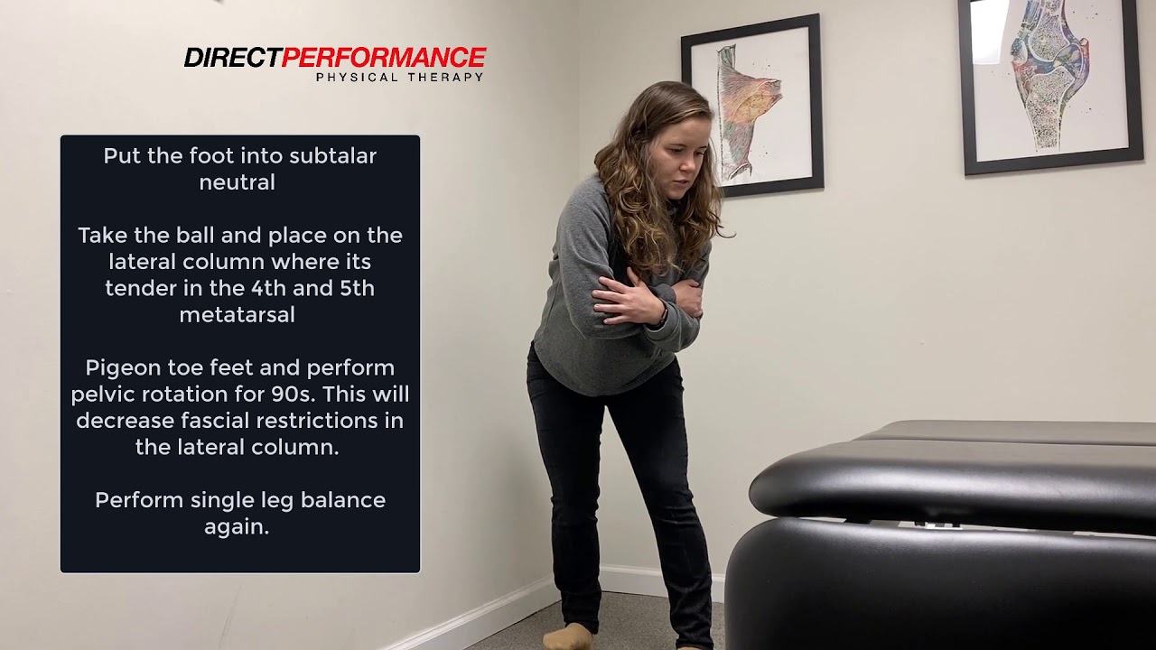 Improving Single Leg Balance/ Forefoot Supinatus