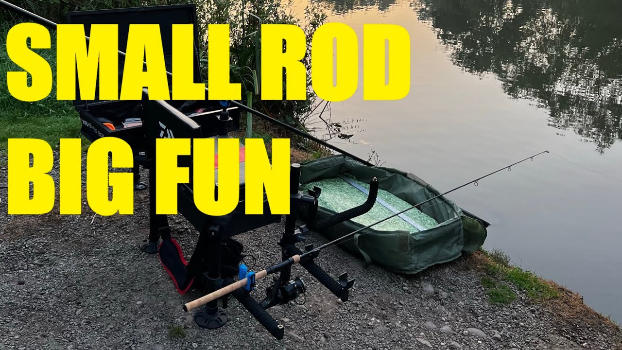 SMALL ROD = BIG FUN - Using the Nash Dwarf 6' rod 1lb Test Curve rod for method feeder fishing