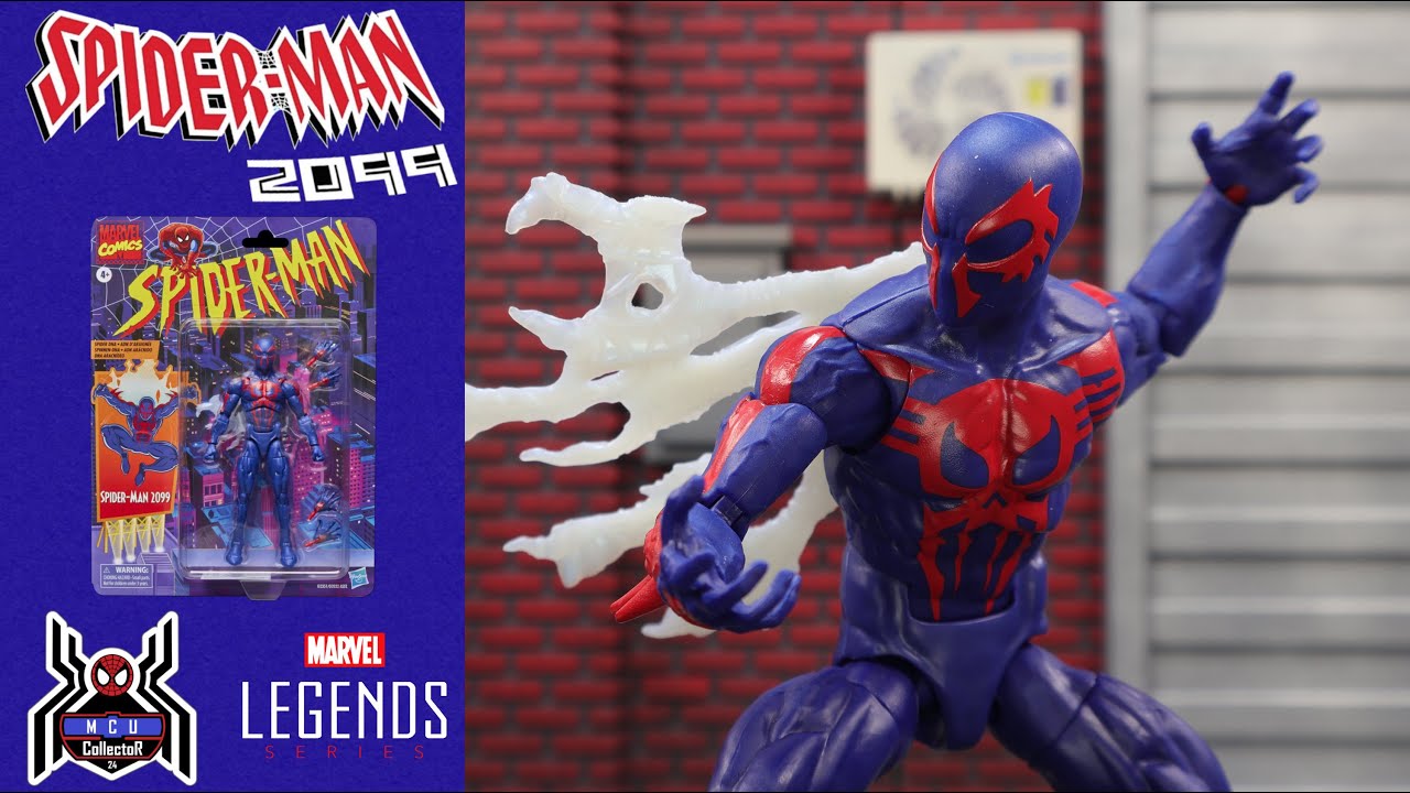 Marvel Legends SPIDER-MAN 2099 Miguel O'Hara Retro Spiderman 2026 Wave Cardback Figure Review