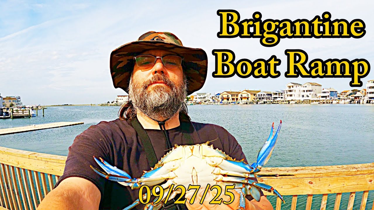 Спуск для лодок Brigantine — ловля крабов — Нью-Джерси