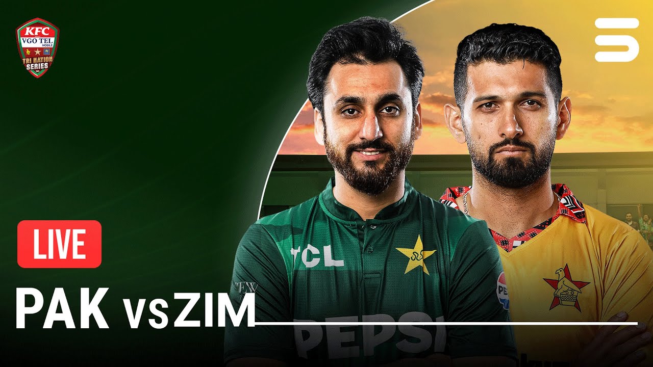 Live | Pakistan vs Zimbabwe | Match 01 | Tri Nation Series | PCB | M3W1U