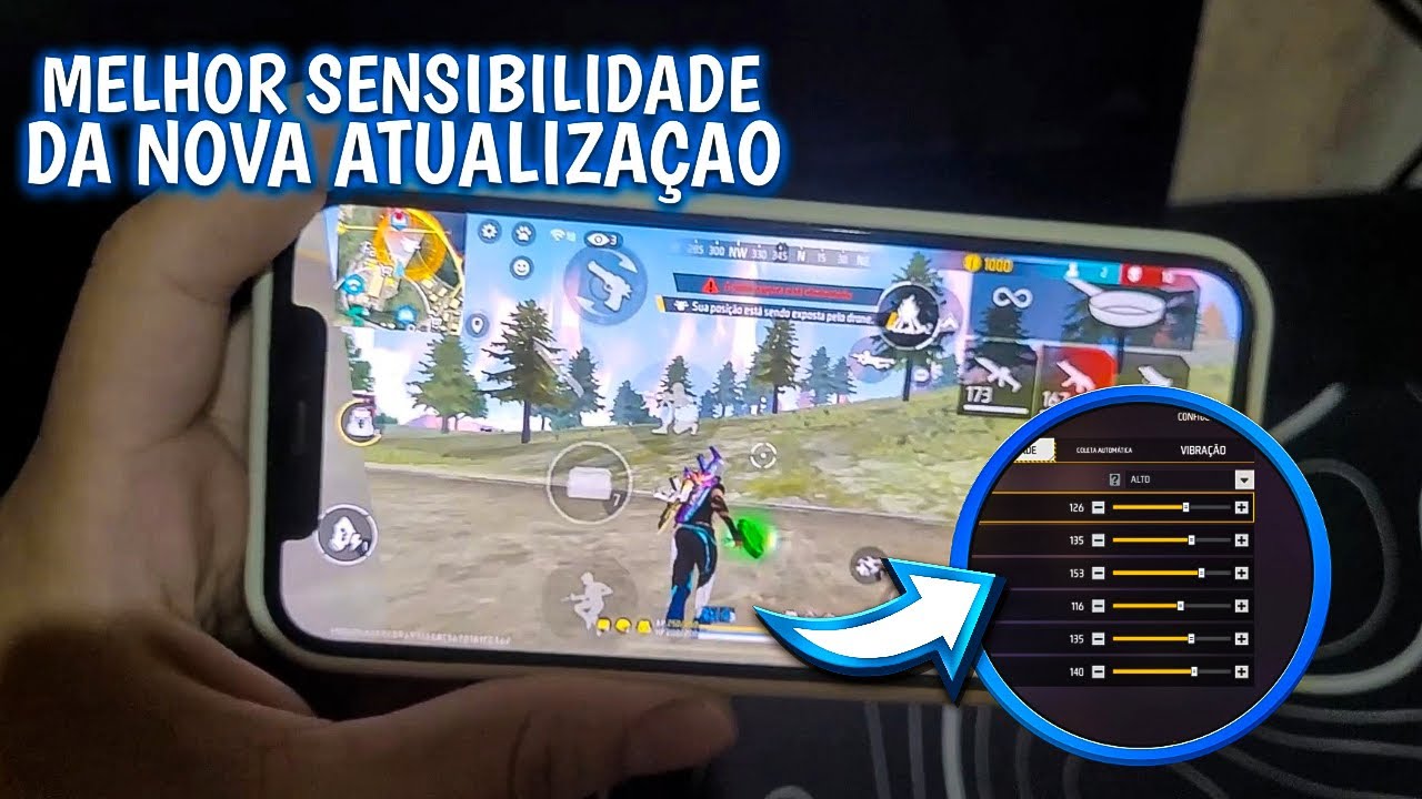 MELHOR SENSIBILIDADE PARA O IPHONE 12 NA NOVA ATUALIZAÇÃO!!! SENSI + CONFIG