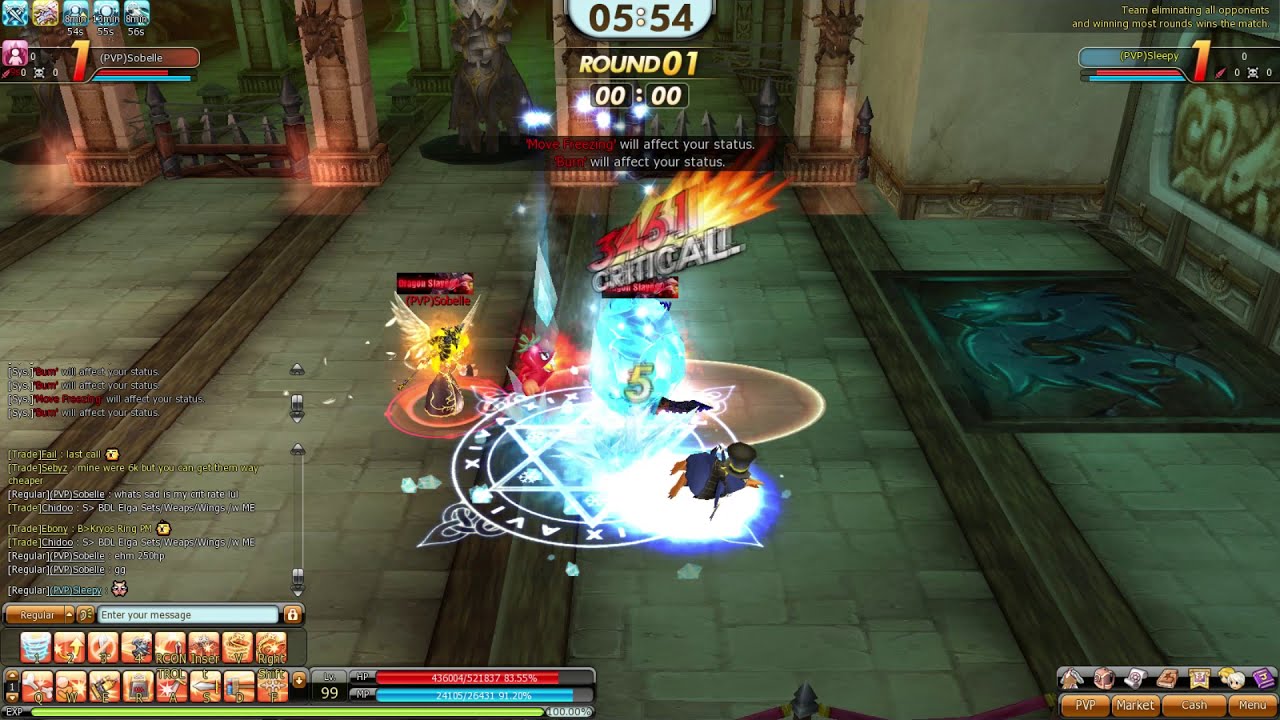 Dragon Saga (Dragonica) PvP: Dragoon versus Sorcerer