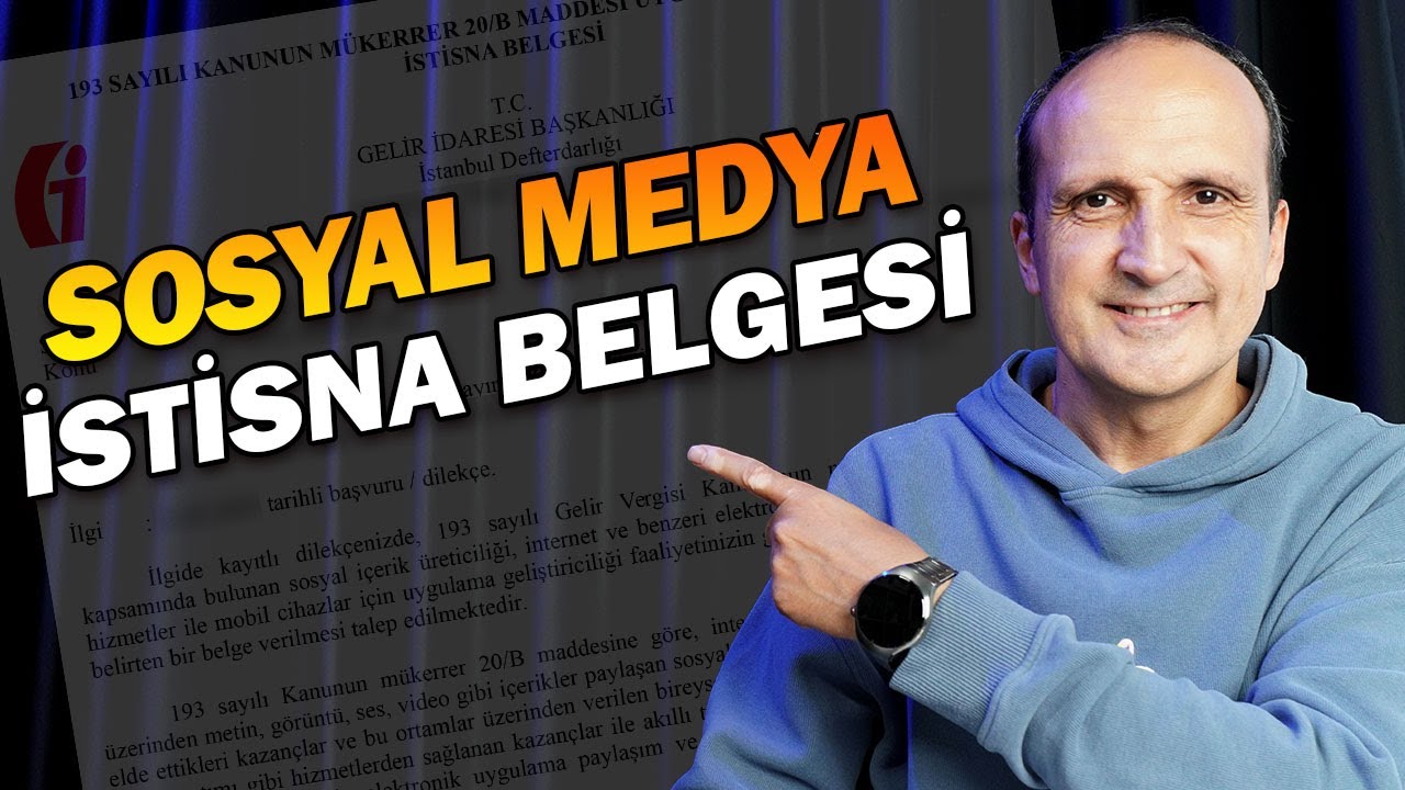 Sosyal Medya İçerik Üreticisi Vergi İstisna Belgesi alma süreci ve yaşadığım deneyim