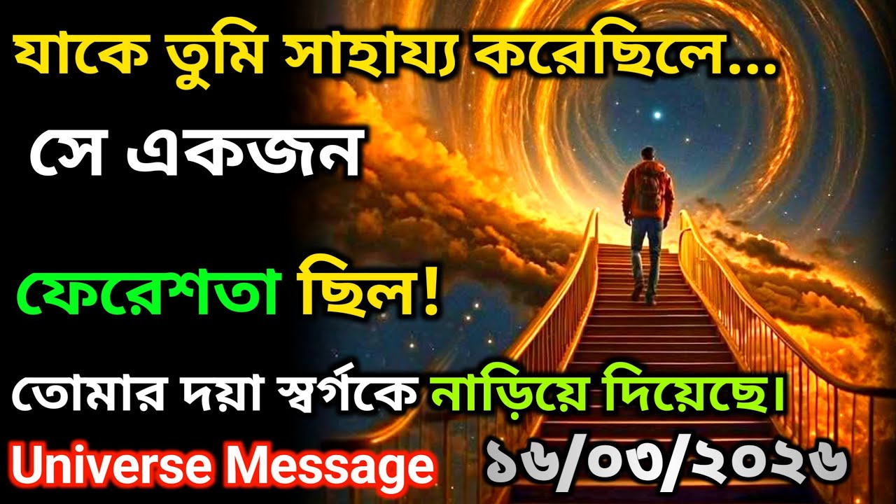 ১৬ মার্চ  আপনার কপালের লিখনে এক বড় ঘরের উত্তরাধিকারী মুগ্ধ হয়ে গেছে | Universe Message Today