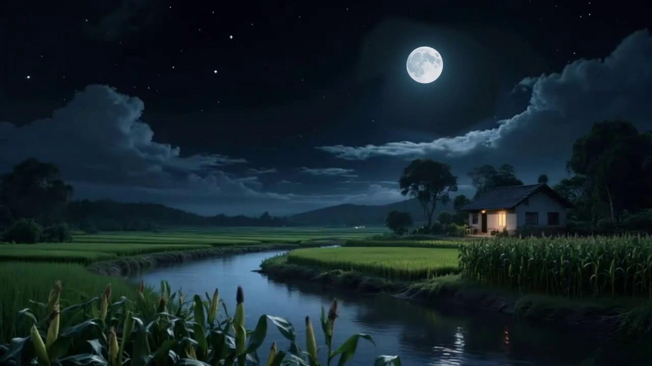 Peaceful Night 🌑Healing of Stress,Anxiety and Depressive States,Stop Overthinking,sleep Calm 16