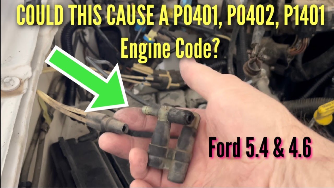 1998 Ford Expedition P0401, P0402, P1401 Engine Code/ A vaccum line could be your problem/ Eps. #89