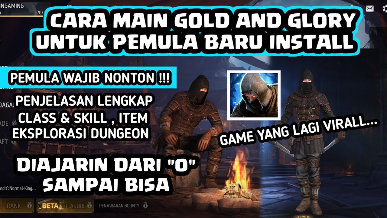 Cara Main Game Gold and Glory Pemula!! Penjelasan Lengkap : class & skill, ITEM, eksplorasi dungeon