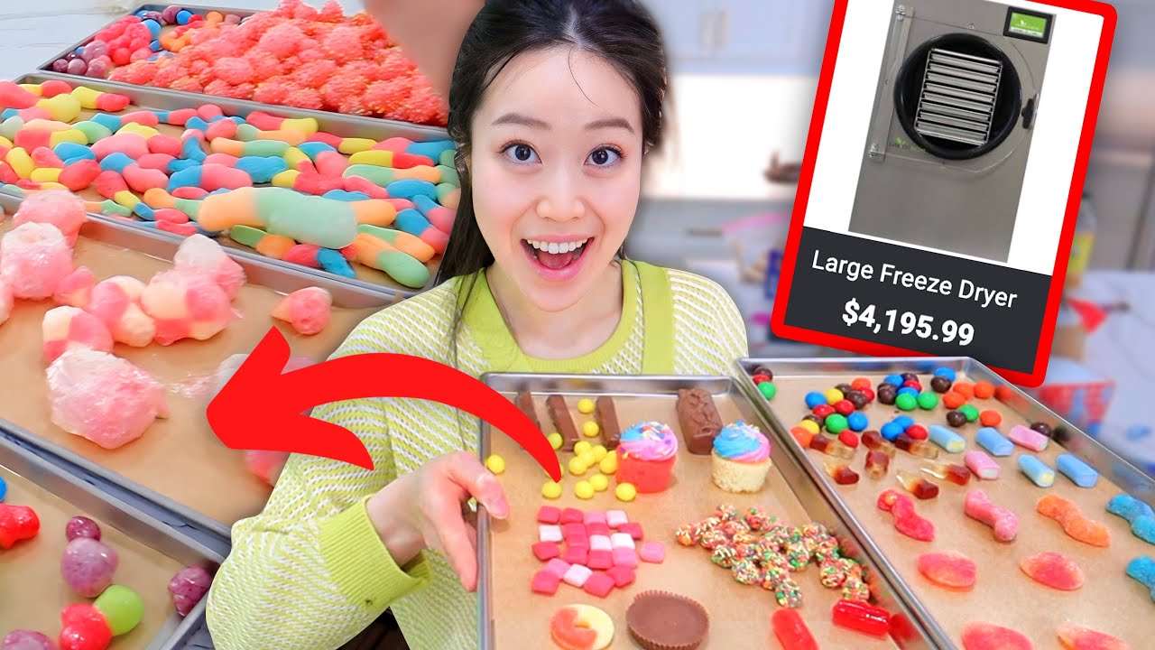 I spent $4000 to FREEZE DRY every RAMEN and CANDY in my pantry