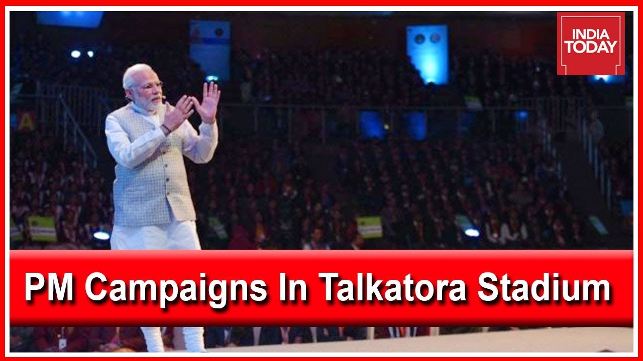 'They Cannot Stand A Chaiwala As The PM', Modi Addresses 5,000 People In The Talkatora Stadium