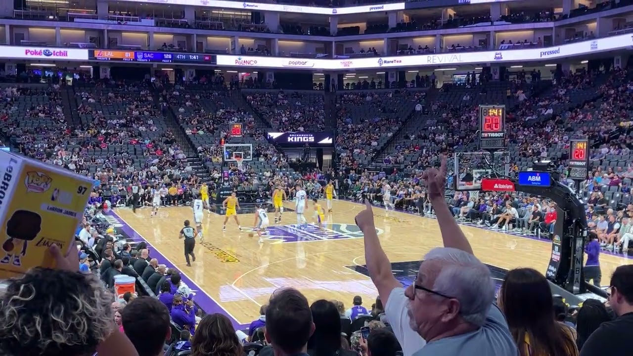 October 14 , 2022 NBa Sacramento Kings Basketball Game