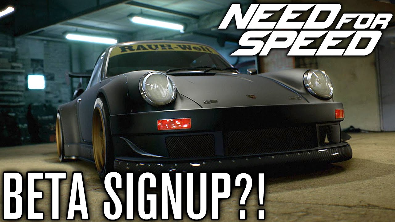 NEED FOR SPEED BETA SIGNUPS! | Need for Speed 2015