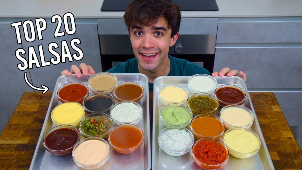 Hago las 20 salsas más famosas del mundo