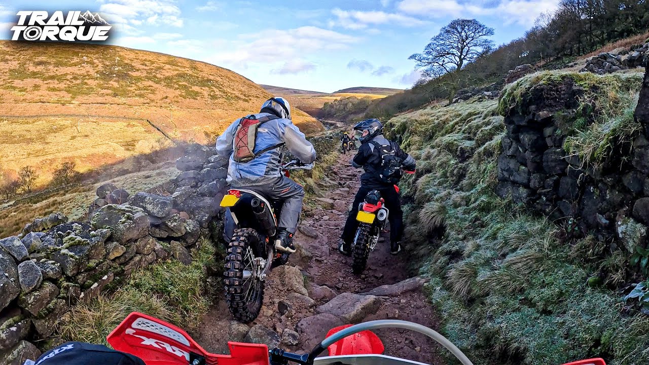 Green Laning in Staffordshire & Derbyshire | Honda CRF450X (4K)
