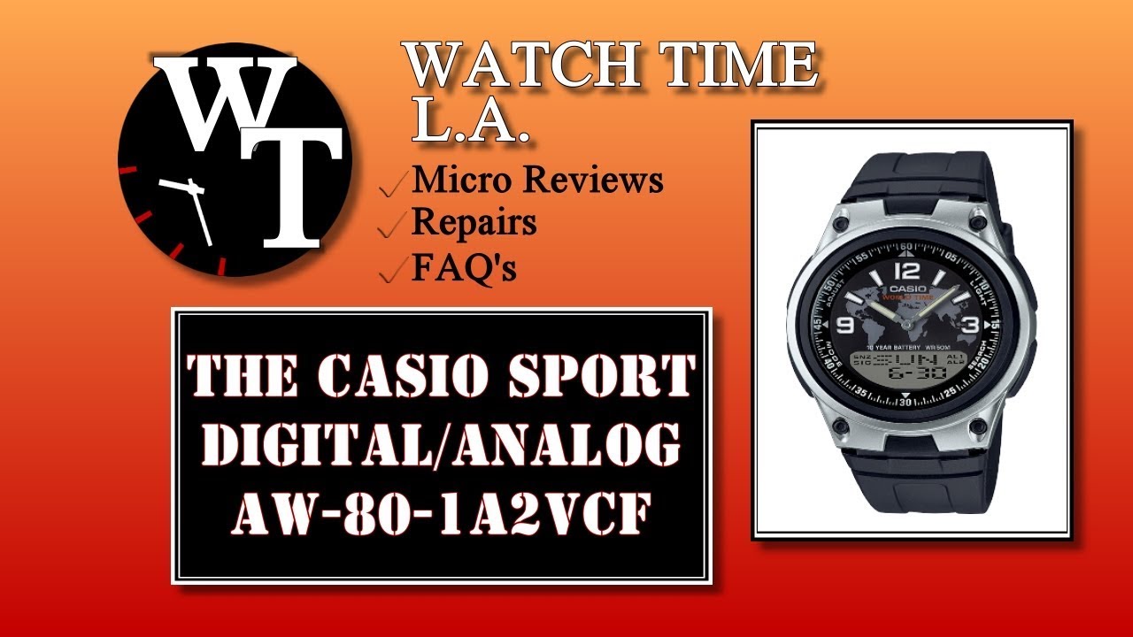 Casio AW-80-1A2VCF Databank Full Review