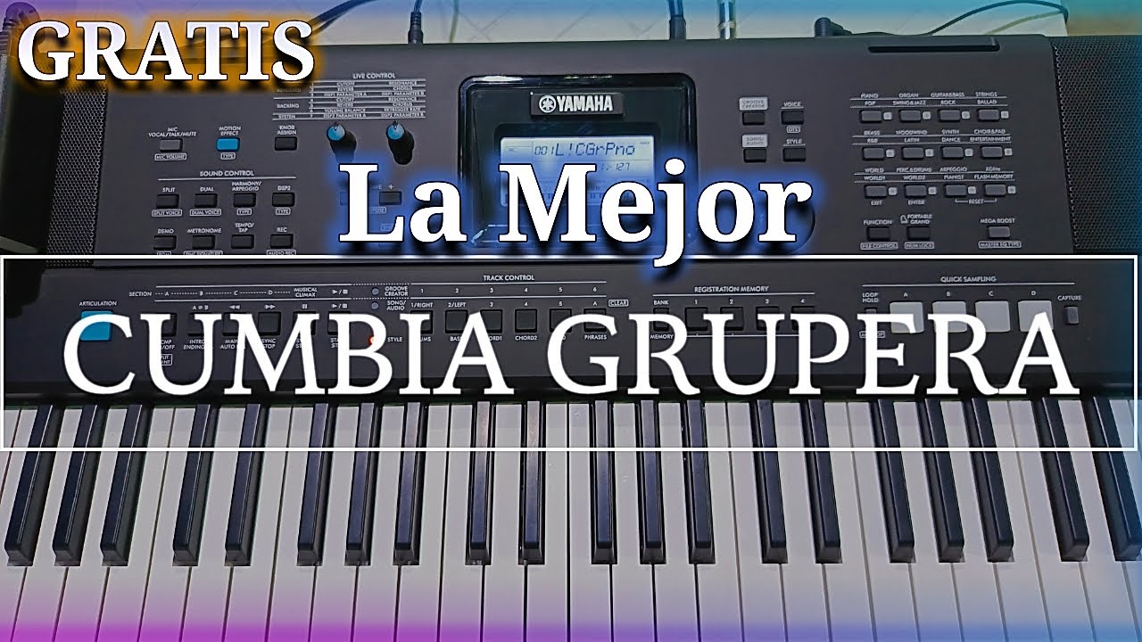 Excelente Ritmo De CUMBIA GRUPERA Para Teclados YAMAHA - GRATIS