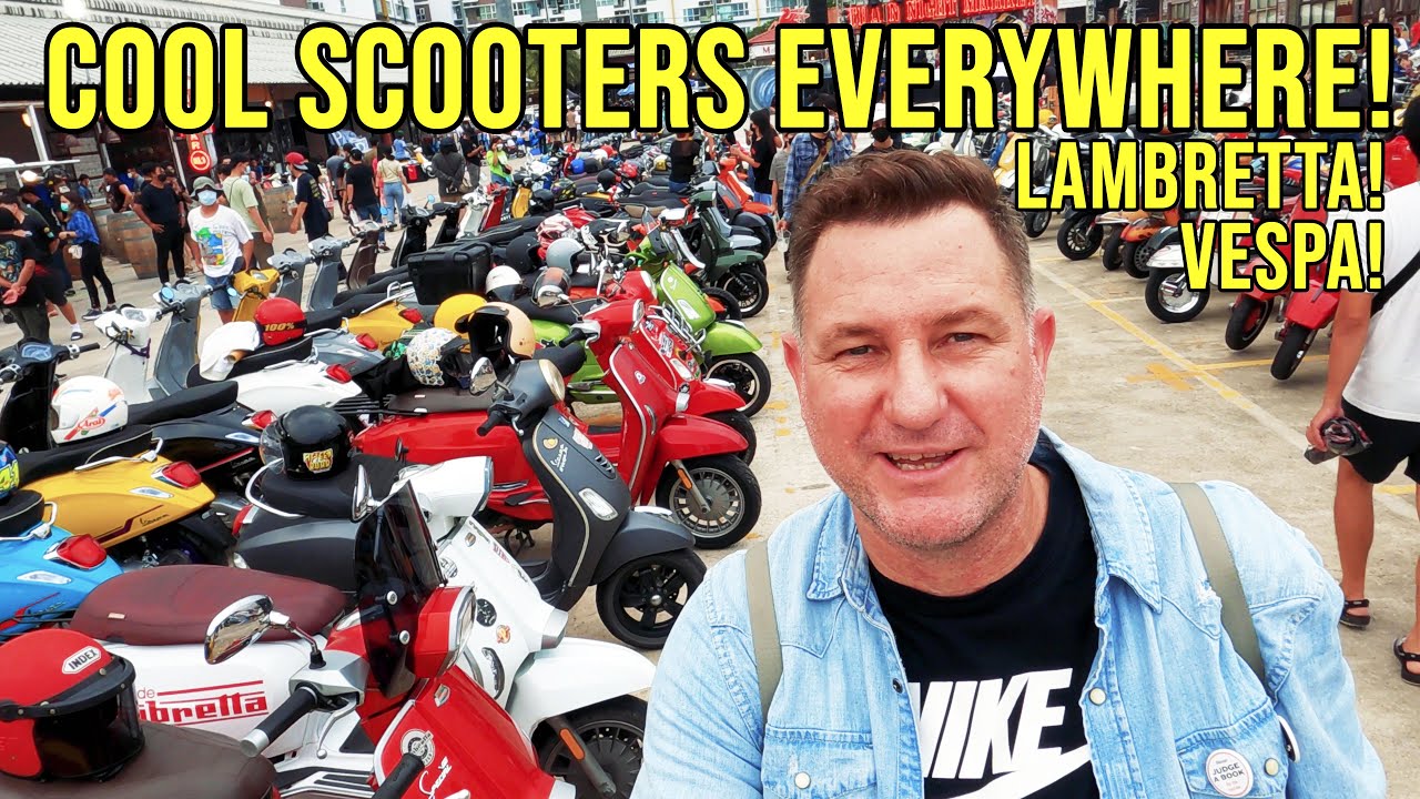 VESPA Burn Out Competition in Bangkok: GO TO SCOOTER EVENT