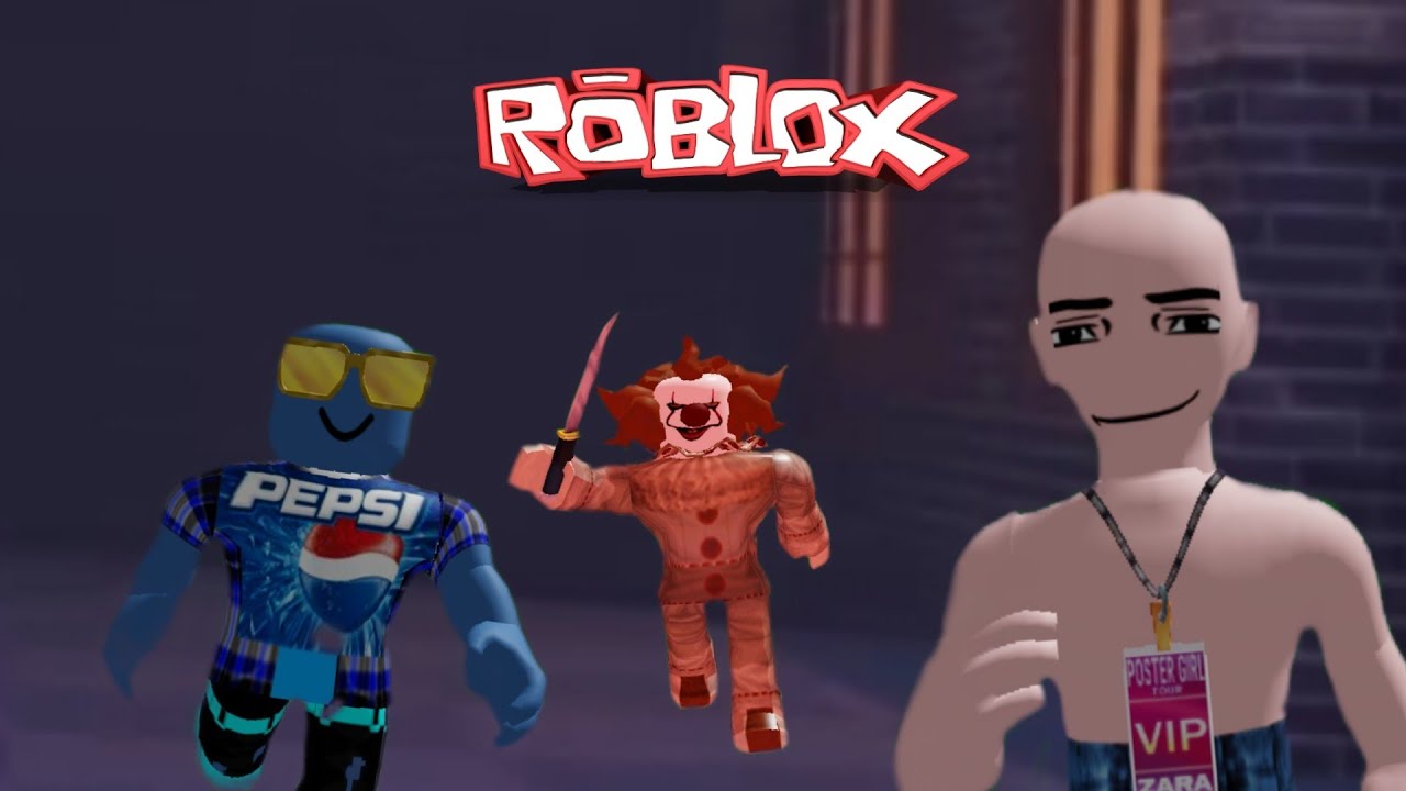 Убегаем По Кругу От Клоуна Оно в ROBLOX!!! | Выжить убийца!