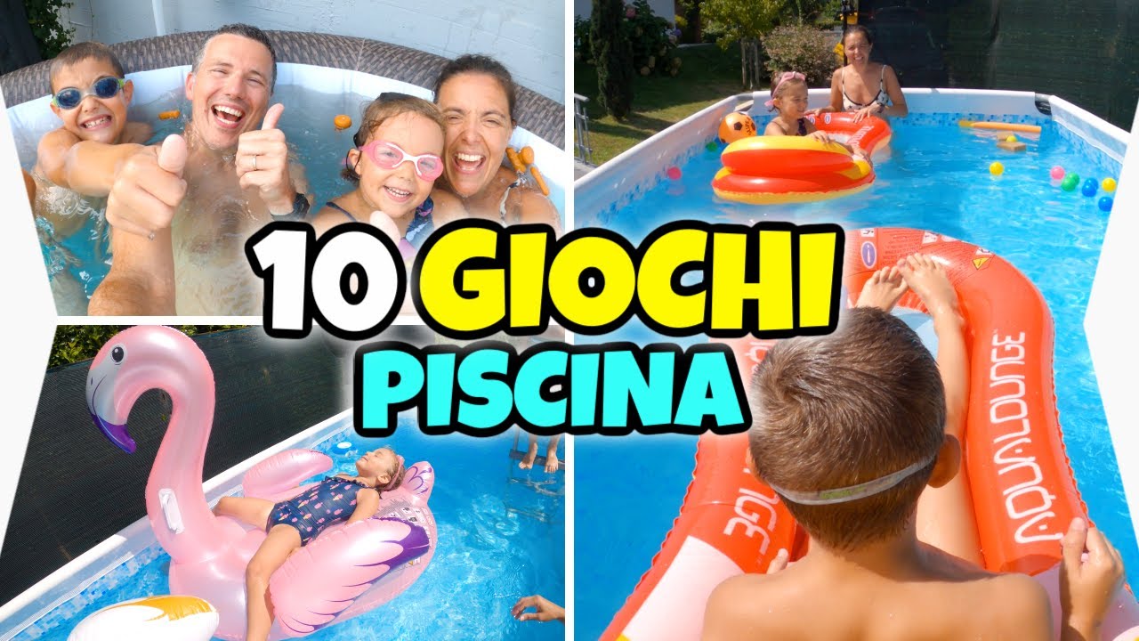 10 GIOCHI DIVERTENTI IN PISCINA per Bambini e Ragazzi