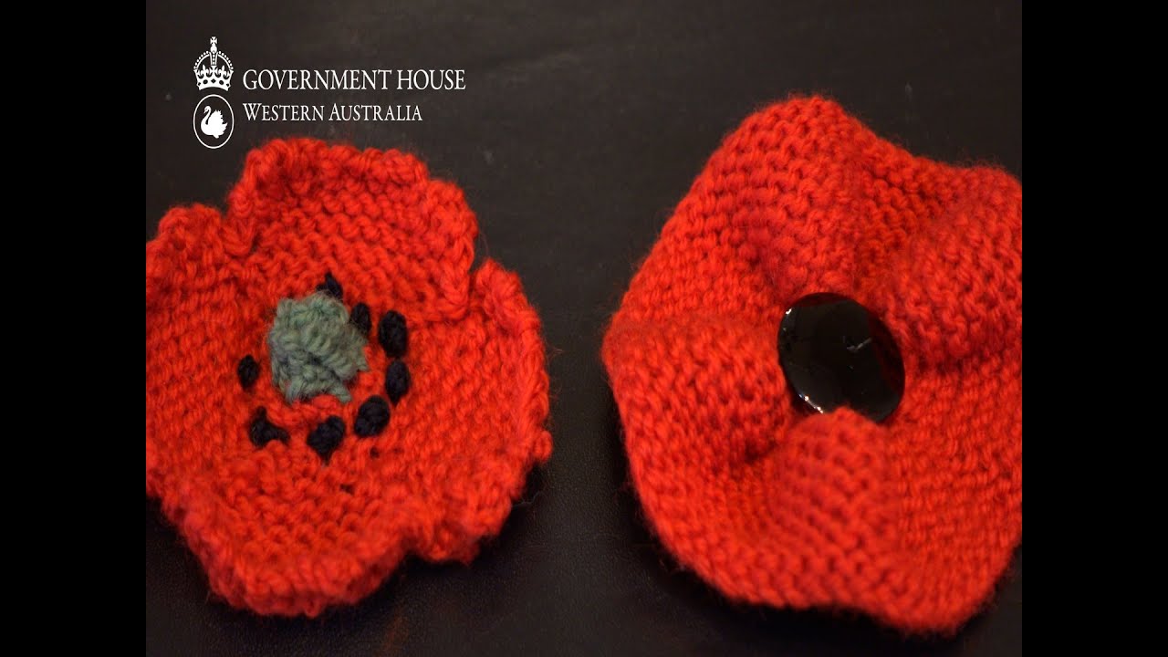 Easy Poppy Flower Knitting Tutorial