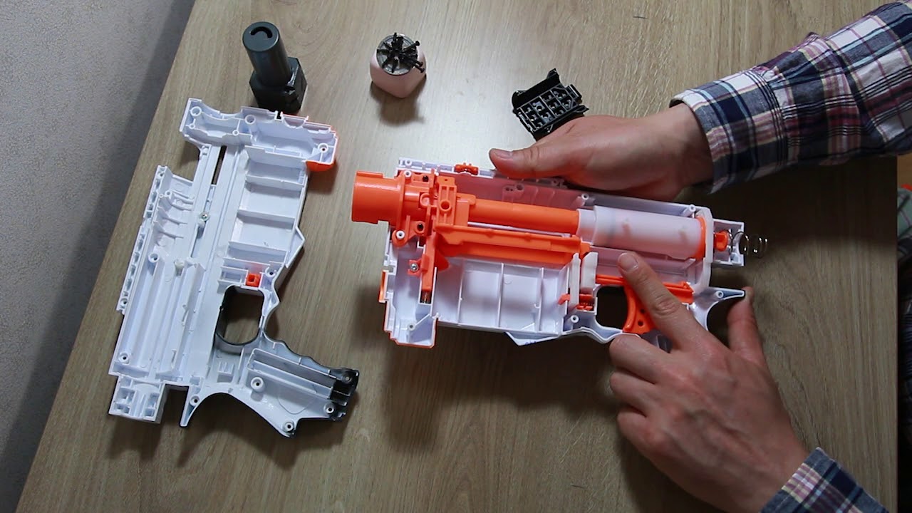 Nerf N-Strike Elite Retaliator Disassembly and assembly
