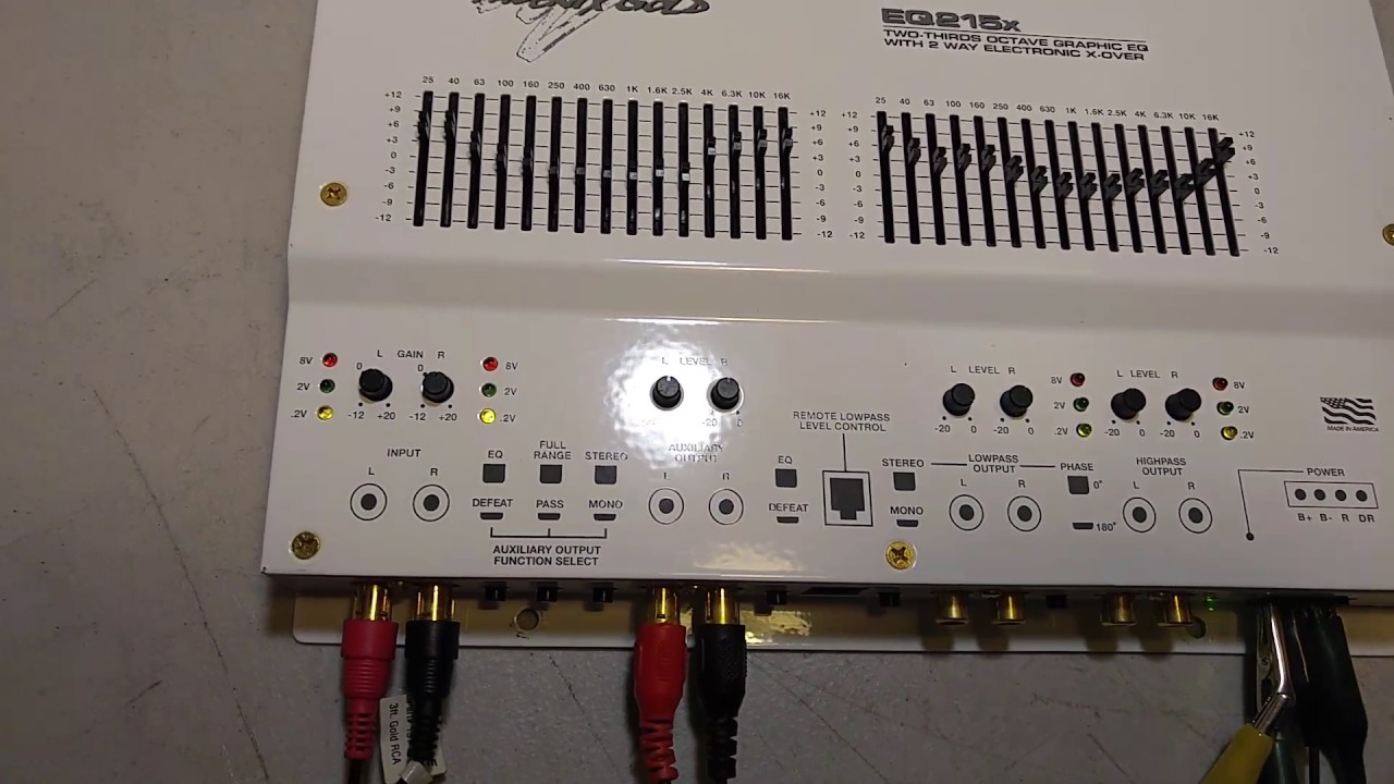 Phoenix Gold EQ-215X Equalizer and Crossover