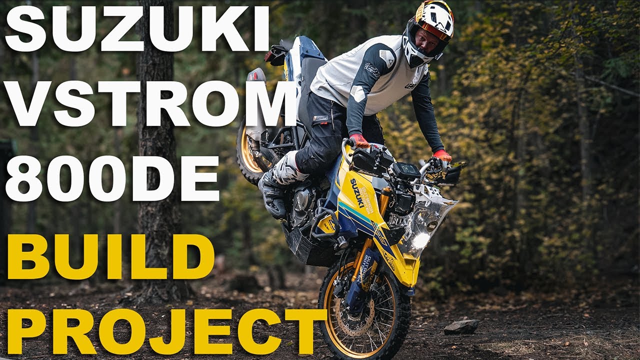 Преображение Suzuki V-Strom 800DE от Outback Motortek – полная демонстрация результата!