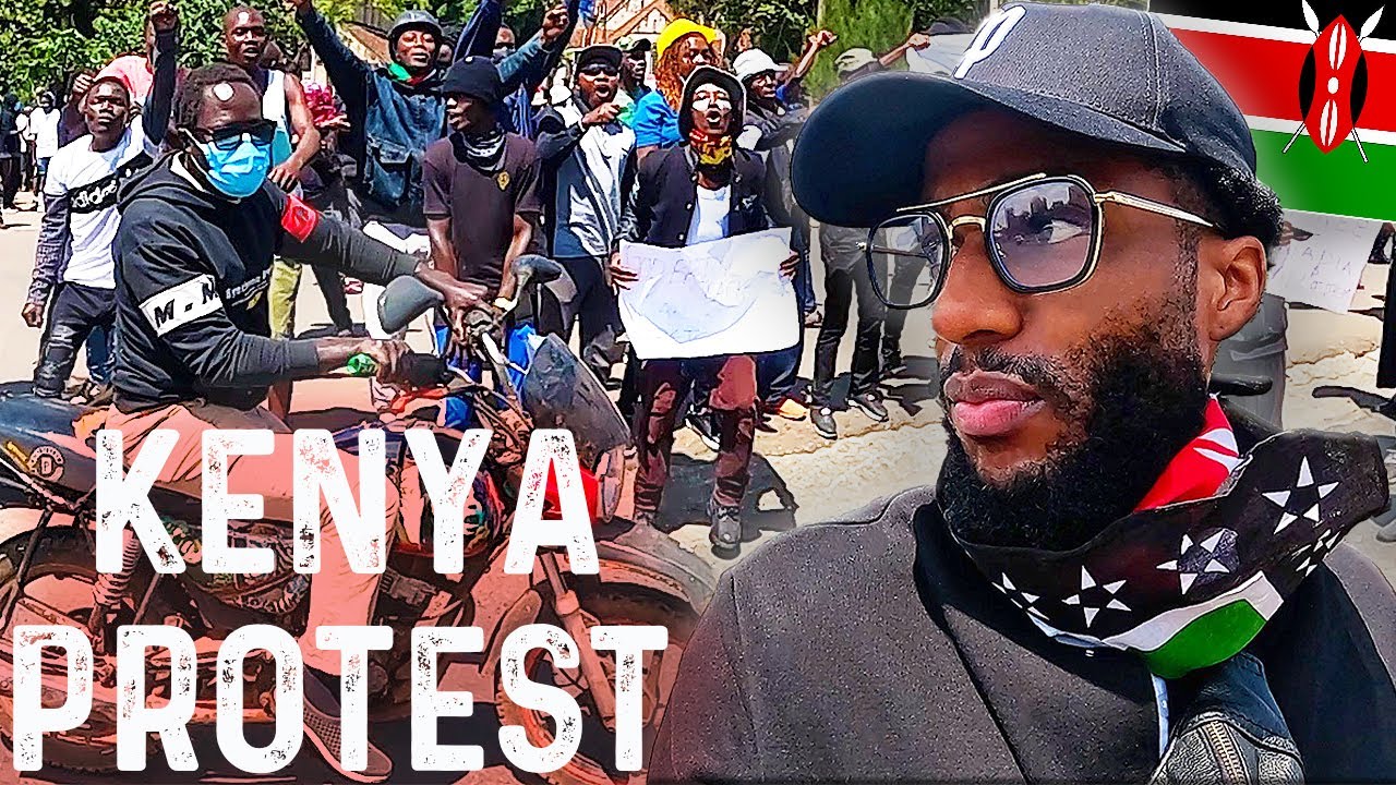 American SURVIVES Intense Protest In Kenya 🇰🇪 *They Don't Want You To See This!*