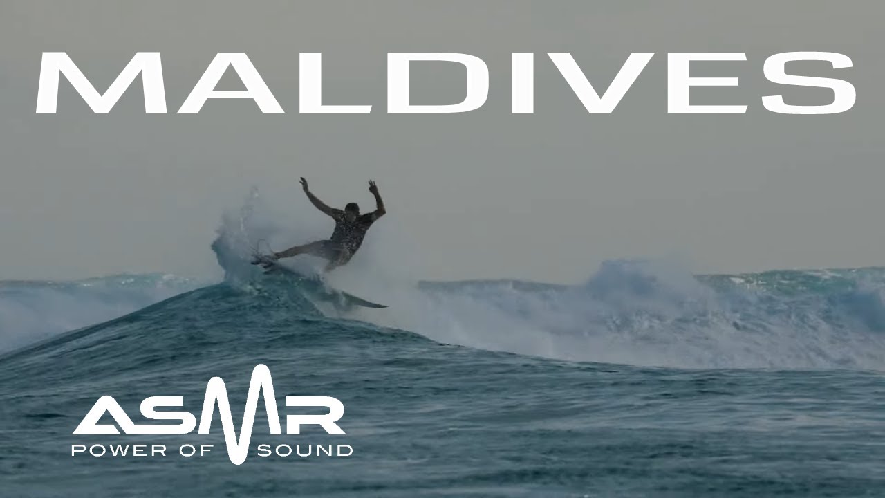 🔴NEW! MALDIVES  (Shane Dorian, Taylor Knox)🌴 ASMR SURF- SCAPES🌊 - RELAXING OCEAN SOUNDS🎧