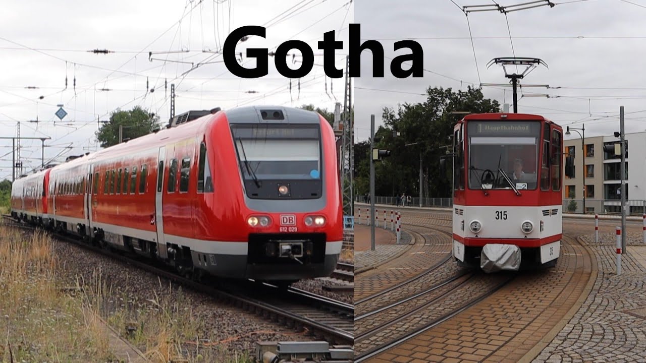 Bahnverkehr in Gotha (2022)
