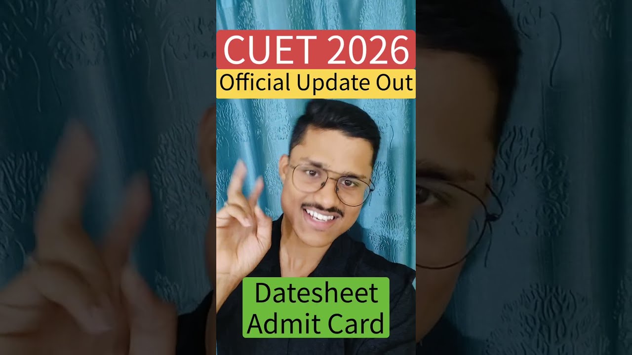 CUET 2026 Datasheet , Admit Card  & City Intimation Slip Dates 😱| Direct from NTA Office 💯
