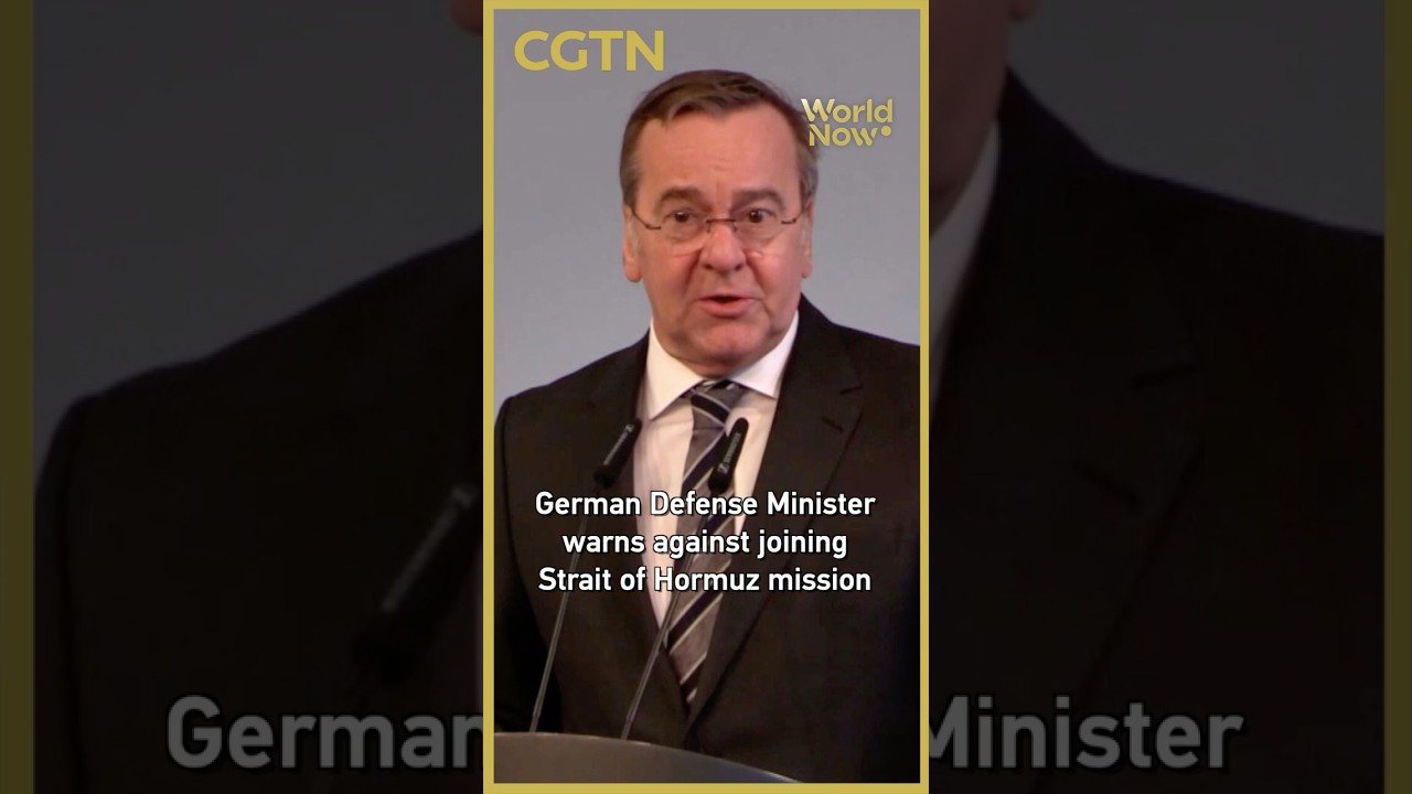 German Defense Minister warns against joining Strait of Hormuz mission #worldnow